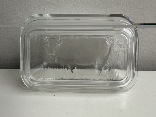 Butter dish vintage 1970s - butter,