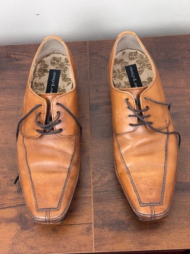 Loake hurst mens leather derby - leather,