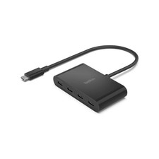 Belkin Connect USB-C 4-Port Hub Adapter Black (AVC018BTBK)