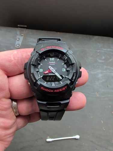 Casio shock g100 1bv men - casio, g-shock