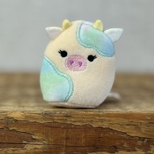 Squishmallow Squishville - Candess Cow - Pink/Cream Cow 2" (Multi Buy Discount)