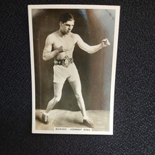 1935 SENIOR SERVICE CIGARETTE CARD "SPORTING EVENTS"SERIES 96 NO 8..JOHNNY KING