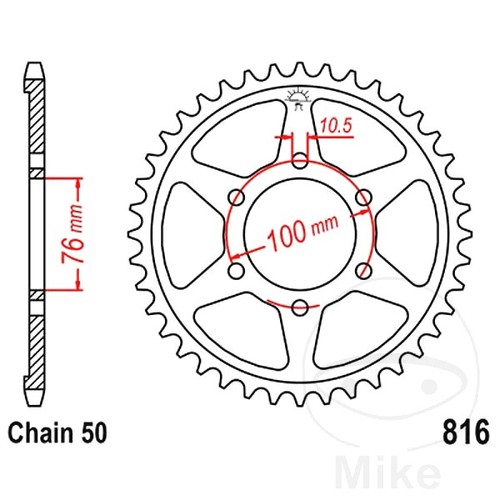 Rear sprocket fit suzuki gsx - sprocket, gsx-r