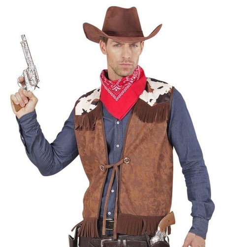 Mens cowboy vest - vest, western