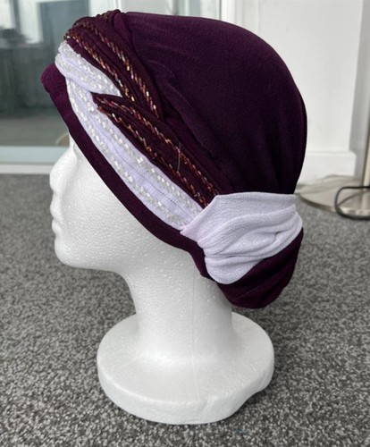 Plum purple and - , on