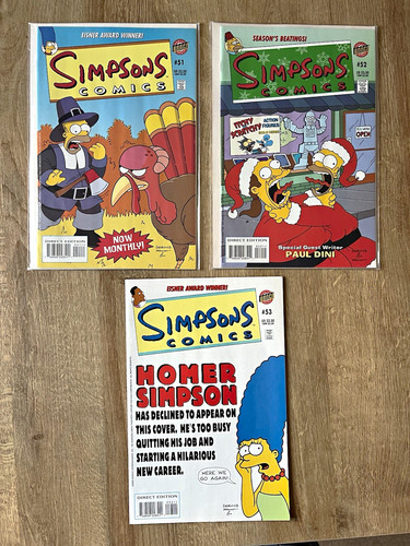 Simpsons comics 52 53 - #51, #53