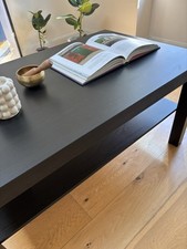 IKEA Lack Coffee Table With Shelf, Black-Brown, 90x55cm