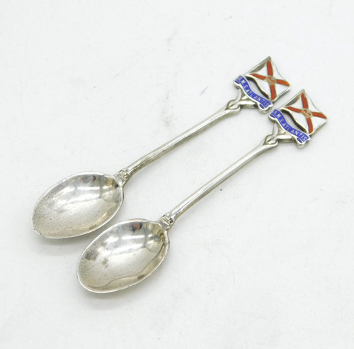 Sterling silver enamel rms - &, 'rms