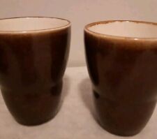 Olympia Kiln BARK Beaker/tumblers SOLD In PAIRS BRAND NEW 