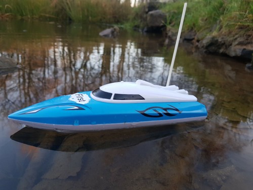 Racing speed boat blue - racing, rc