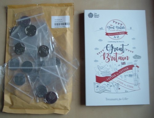 2019 full alphabet set 10p - set, a-z