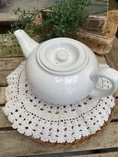 Sam  & Squito White Teapot