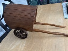 Vintage Brass Horse Carriage