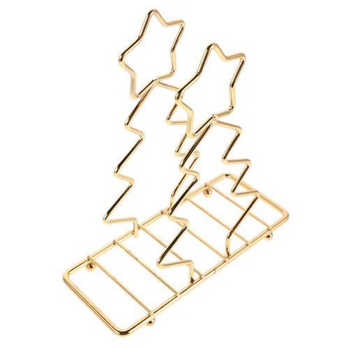Golden metal napkin holder - metal,