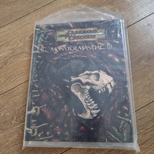 D&D Dungeons and Dragons D20 WOTC 3.5 Monster Manual III 3 NM HC