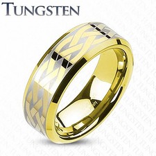 Men's Gold Tungsten Celtic