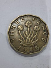 1946 3D Threepence Collectible