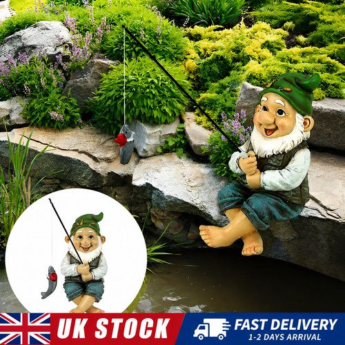 Garden gnome fishing rod - rod, +