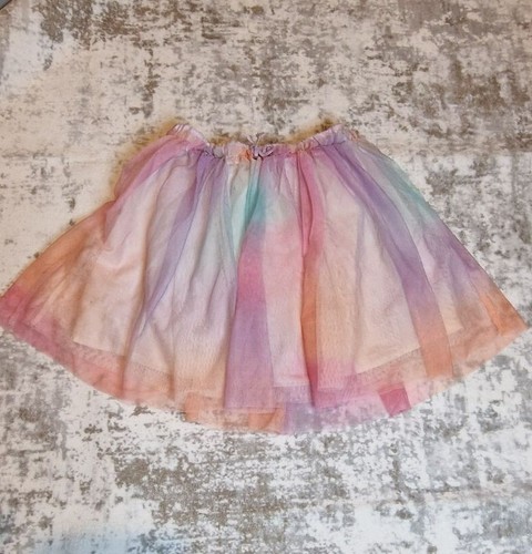 Girls rainbow tulle skirt - girls',