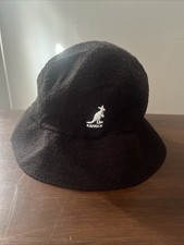 Kangol Black 90s Boucle Terry