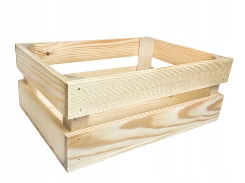 Wooden crate unpainted - crate,