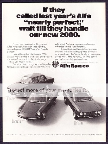 1972 alfa romeo 2000 berlina - 1972,