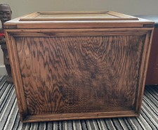 Vintage freight chest blanket box coffee table toy box