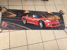 Dodge Viper Poster Large Classic American Muscle Car Garage Wall Art
