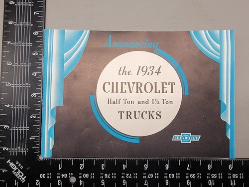 1934 original chevrolet pickup - original,