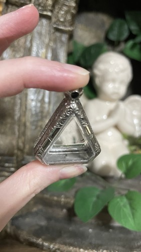 Silver plated engraved faux