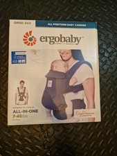 Ergobaby Omni 360 All-In-One Baby Carrier - Navy Blue v good conditon
