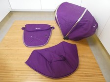 Silver Cross Pioneer Wayfarer HOOD FOOTMUFF/ APRON for Seat Unit Carrycot Purple