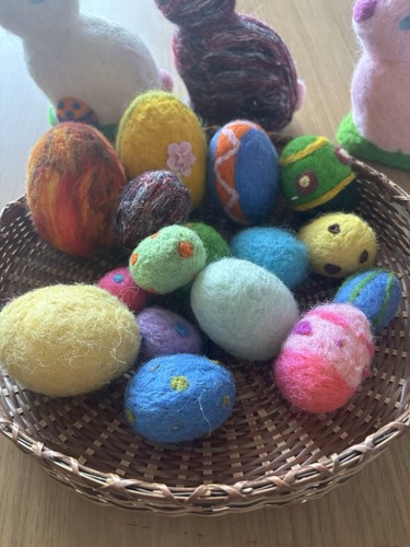 Job lot felted easter - of,