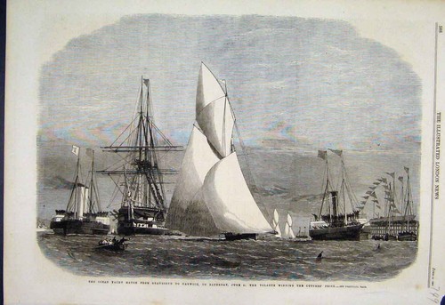 Original old antique print - original,