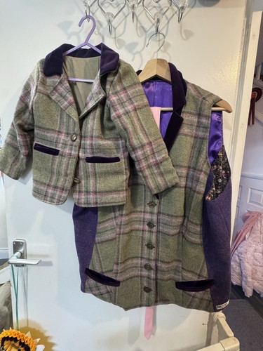 Lead rein set tweed - set,