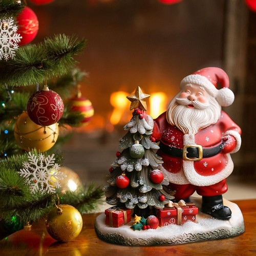 Christmas tree santa claus - christmas,