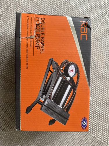 Rac double barrel foot pump - barrel,