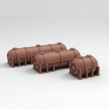 Fuel Oil Tanks Set 02 Scatter