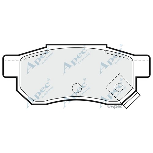 Brake pads set - rover, zr