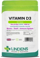 Lindens Vitamin D3 1100 IU - 120 Tablets