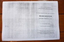 1969 Fascimilie Manchester