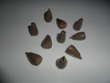 TMC Pack of 10 x Fishing plummets - 20 gram / 0.7 oz , Cork Inserts + Free Gift