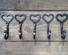 5pc Wrought Cast Iron Love