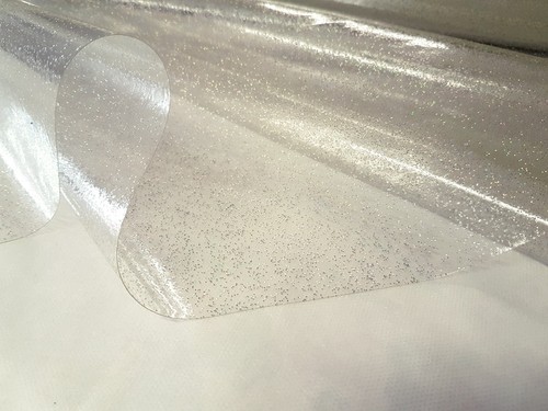 Pvc table cloth - table, glitter