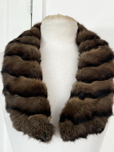 Vintage brown striped sable - brown,