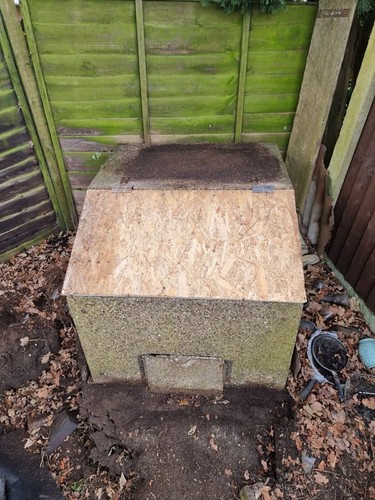 Concreate coal bunker - concreate,