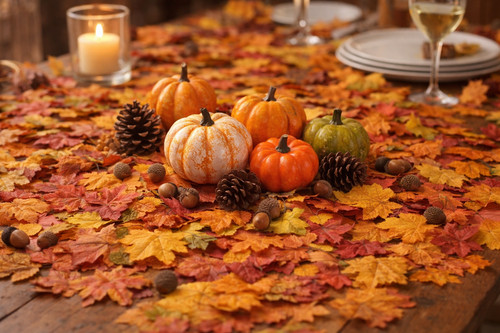 128pc rustic pumpkin - 128pc,