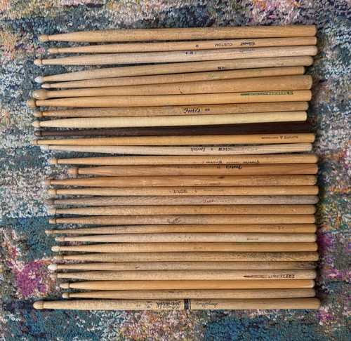 Vintage drum sticks - drum, lot