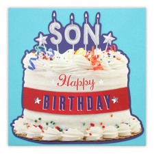 Son birthday card - son,