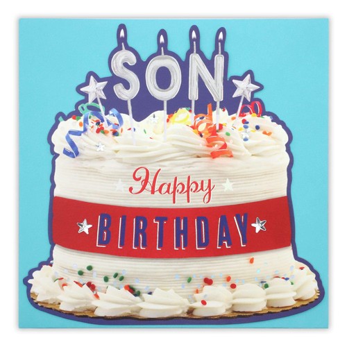 Son birthday card giant - card,,